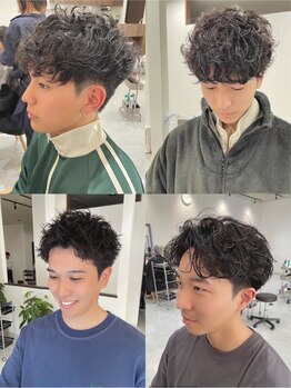 エミュ(emu.)の写真/シャドウパーマ、フェザーパーマも幅広いパーマで理想の自分に。キッズパーマもお任せ下さい。