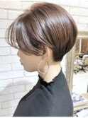 丸みのあるナチュラルオススメショートボブ！