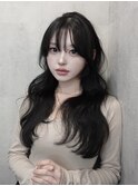 韓国レイヤー×コテ巻きウェーブ