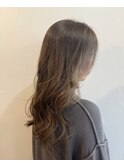 ダブルカラー　美髪ロングレイヤー