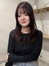 カーム(calm) 黒髪カタログ/クラゲヘアー/オリーブグレー/大人レイヤー/川崎