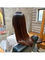 クレエ ヘアー デザイン(creer hair design)&nbsp;大人可愛い美シルエットストレートロングヘア髪質改善20代30代