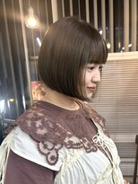 ルアン 上通り(ruen)&nbsp;ミニボブ　ボブヘア　ボブカット　切りっぱなしボブ　熊本