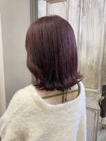 コトナ 越谷店 レイヤーボブミディアム|くびれヘア×ラベンダーピンク【越谷】