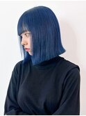 韓国ヘアボブミディアムダブルカラーブリーチ_ba568671
