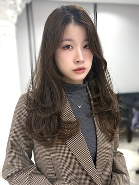 エアー 青山(AIR) 韓国/レイヤーカット/顔周り/前髪カット/ストレート