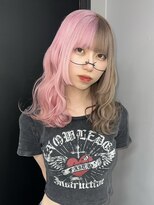 ギミックパシャ(GIMMICK pasha)&nbsp;ホワイトピンク×ブラウンのツートーンカラー