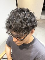 カルゥグラッシー(KALOU glassi)&nbsp;メンズパーマ 波巻き ツイスパ ラルフカーフ サーフカール