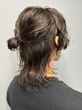 エルマーク 名古屋(L-MARK) センターパート/ニュアンスパーマ/フェザーパーマ/men's