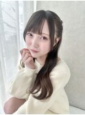 アイドル前髪/ハーフツインアレンジ