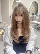 エンネ 新宿(enne)&nbsp;ミルクティーベージュ/レイヤーカット