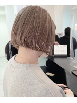 モードケイズ 西宮北口店(MODE K's) ワンカール ボブ 外国人風カラー