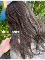 アース 会津若松店(HAIR&MAKE EARTH)&nbsp;透明感たっぷりオリーブベージュ