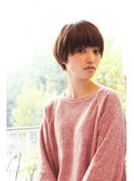ナチュラル ショートボブ