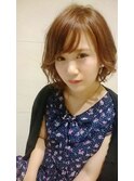 [D-lounge first]顔周りの軽さで動きを出すショートボブスタイル
