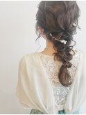 トレンド編みおろしアレンジ♪♪