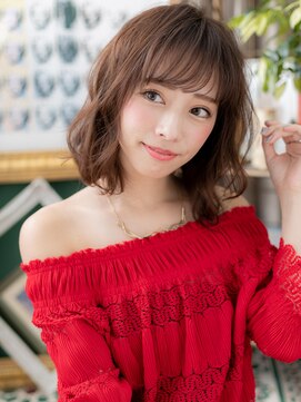 カバーヘア イヴ 戸頭店(COVER HAIR EVE) 大人かわいい♪外国人風フェミニンボブディa戸頭20代30代40代!