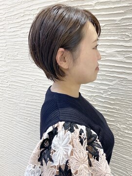 モリオ フロム ロンドン サッポロファクトリー店(morio FROM LONDON) 【morio】札幌ボブ　春夏耳掛けショートボブ