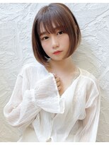 カモン(CAMON)&nbsp;【CAMON.】すぐに色落ちしないラテカラー×ボブ