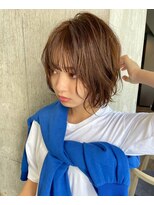 ラノバイヘアー(Lano by HAIR)&nbsp;２０代３０代４０代５０代小顔ミディアム外ハネボブアッシュ