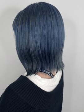 ソース ヘア アトリエ 京橋(Source hair atelier) ネイビーブルー