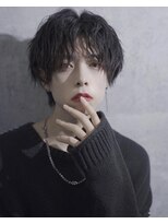 シン(syn) センターパート スパイラル パーマ