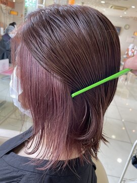 ロアバイレイ 北熊本店(LoRe by RAY) 【LoRe takeny】インナーカラーピンクバイオレット