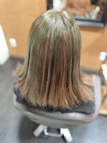 ヘアーサロン デペント(HAIR SALON Depend)&nbsp;インナーカラー　パールオレンジ