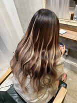 リエコー(RE'ECHO)&nbsp;PULL EXTE バレイヤージュ風スタイル