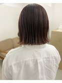 ボブ/切りっぱなし/肩上/20代/天神/薬院/福岡