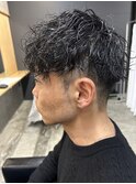 メンズマッシュパーマ波巻スパイラルパーマニュアンスパーマ
