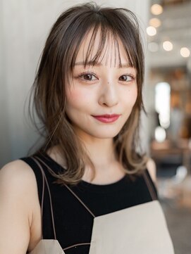 ケアリー 成増(Carelly) ☆大人かわいい前髪セシルカットココアブラウンネオウルフ