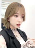 ギリギリ結べる外はねボブ♪韓国ヘアはCapture海老名◎