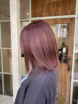 ラウブロッサム 大宮西口店(Lau Blossom)&nbsp;ピンクカラー　ピンクブラウン　ボルドー