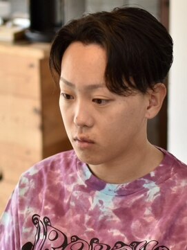 リム メンズヘア(LIM men's hair) 毛流れリバースセンターパート【メンズカット/メンズヘア】