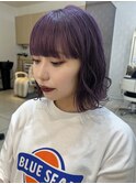 10代20代ブリーチ必須バイオレットカラー