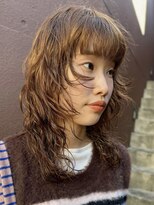 ナループロアオハナ(Nalu pu loa ohana)&nbsp;レイヤーパーマ/ウルフパーマ/レイヤー/パーマ/ミディアムパーマ