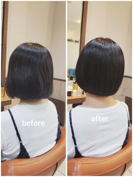 ネオリーブチノ 登戸店(Neolive cino) 【髪質改善】酸熱トリートメント　超音波トリートメント　ボブ