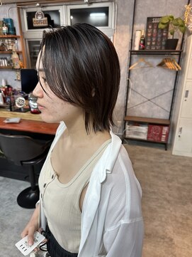 シールドヘアー 沖縄 新都心(C'LD Hair) ぷつっとボブ/ボブ/切りっぱなしボブ/小顔ボブ/ミニボブ