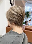 白髪ぼかし30代40代50代60代伊丹大人ショート大人ボブ