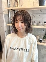 ほきもと美容室 ミディアムプレックスカール
