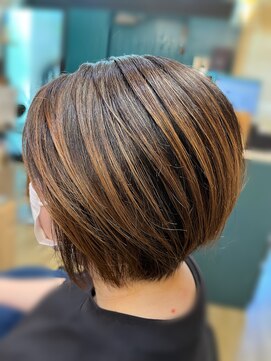 ヘアーサロン アイディ(HAIR SALON Id) 白髪ぼかし×ショートボブ