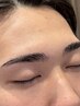 【キリッと大人っぽく！】ハリウッドブロウ（眉毛のパーマ＋眉毛Wax)￥6500