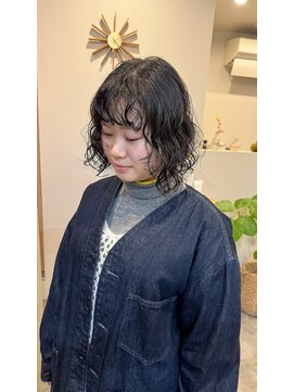 ユニ (uni) スタイリング簡単ボブパーマ