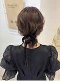 ふわっとシニヨン