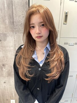 ワンズミラー 原宿(ONE'S MIRROR) ミルクティーベージュ/レイヤーカット