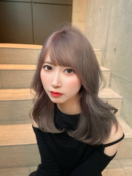 ロンドメリア 天神大名店(Lond Melia) イメチェンヘアスタイル小顔に見せるヘアココアベージュ