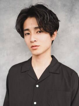 エルマノ 仙川(L mano) 〈k31〉センターパートアップバングツーブロックメンズスパイラ