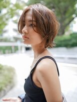 ギークス(GEEKS)&nbsp;【GEEKS渋谷】ココアブラウン/シャギーウルフ/襟足短め/レイヤー