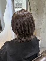 ロエ(loe) コントラストで魅せる大人の白髪ぼかしハイライト☆30代